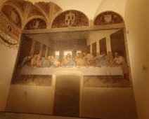 The Last Supper The Last Supper is a mural painting by the Italian High Renaissance artist Leonardo da Vinci, dated to c. 1495–1498. The painting represents the scene of the...
