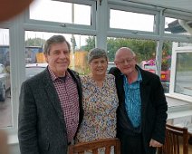 Roy, Sylvia and Frank at the Horshoes Restaurant in Pontesbury, Shropshire. Roy, Sylvia and Frank at the Horshoes Restaurant in Pontesbury, Shropshire.