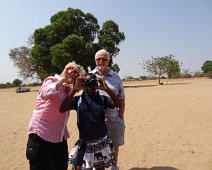 Taking Pictures We took a lot of pictures. Joyce and Kenn help their student guide to take some photos.