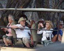 Game Viewing A 9-passenger, stepped seating jeep was our usual mode of "game viewing,