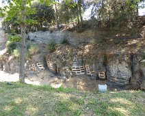 Ancient tombs just ouside the original walls of Pompeii. Ancient tombs just ouside the original walls of Pompeii.