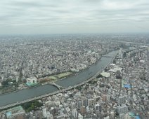 Tokyo from SkyTree, the world's tallest freestanding broadcasting tower at 2080 feet. Tokyo from SkyTree, the world's tallest freestanding broadcasting tower at 2080 feet.