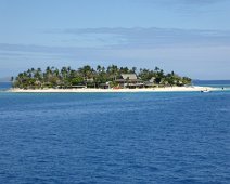 BFiji002 Beautiful Pacific island resort (Wadigi) a few miles off the shore of the Fiji's main island (Viti Levu).