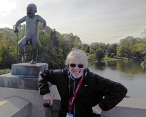 D03_I_AngryBoy The Angry Boy at Vigeland Park. Joyce is just as angry as the sculpture.