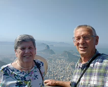 Sylvia and Jerry at overlook to Sugar Loaf. Sylvia and Jerry at overlook to Sugar Loaf.