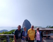 The four of us on the way to the top of Sugar Loaf. The four of us on the way to the top of Sugar Loaf.