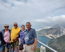 A view of Rio's beaches from Sugar Loaf. A view of Rio's beaches from Sugar Loaf.