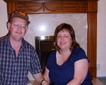 Frank and Christine at their home in Minsterley. Kimberly is the center of attention. Frank and Christine at their home in Minsterley. Kimberly is the center of attention.