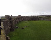 The remaining wall of Richmond Castle in Richmond, North Yorkshire. It stands in a commanding position above the River Swale, close to the centre of the town. The remaining wall of Richmond Castle in Richmond, North Yorkshire. It stands in a commanding position above the River Swale, close to the centre of the town.