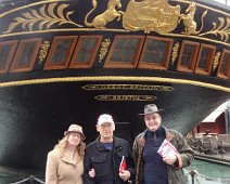 Paul, Angela and Jerry inspecting the SS Great Britain, now a museum in Bristol Harbour. When launched in 1845 she was the longest passenger ship in the world and the first to combine an iron hull and a screw propeller. Paul, Angela and Jerry inspecting the SS Great Britain, now a museum in Bristol Harbour. When launched in 1845 she was the longest passenger ship in the world...