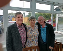 Roy, Sylvia and Frank at the Horshoes Restaurant in Pontesbury, Shropshire. Roy, Sylvia and Frank at the Horshoes Restaurant in Pontesbury, Shropshire.