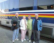 CIMG0454 Train from Anchorage to Denali - Dave, Jan, Joyce & Kenn