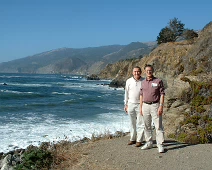 Al & Jerry on the California coast. November 2006 trip to California with Al & Sheila. Al & Jerry on the California coast.
