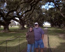 Sylv_Bryan_Under_Oaks Christmas in New Orleans with Bryan and Peggy in 2001.