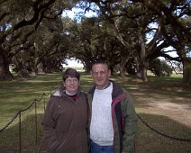 Sylv_Jer_Under_Oaks Christmas in New Orleans with Bryan and Peggy in 2001.