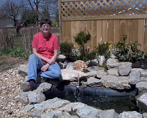 Sylvia_at_Pond_2 Finishing up the 